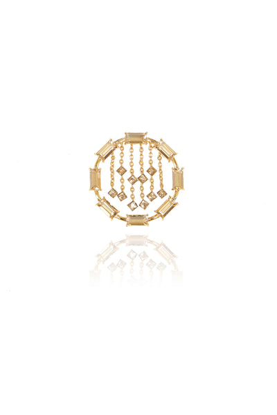 esme fandango earrings gold fashion jewellery indian designer wear online shopping melange singapore
