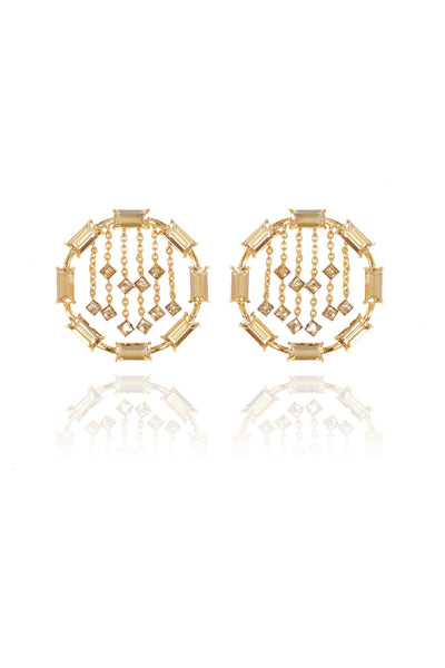 esme fandango earrings gold fashion jewellery indian designer wear online shopping melange singapore