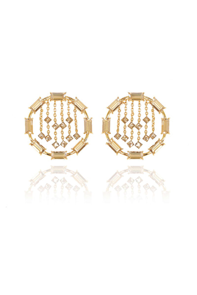 esme fandango earrings gold fashion jewellery indian designer wear online shopping melange singapore