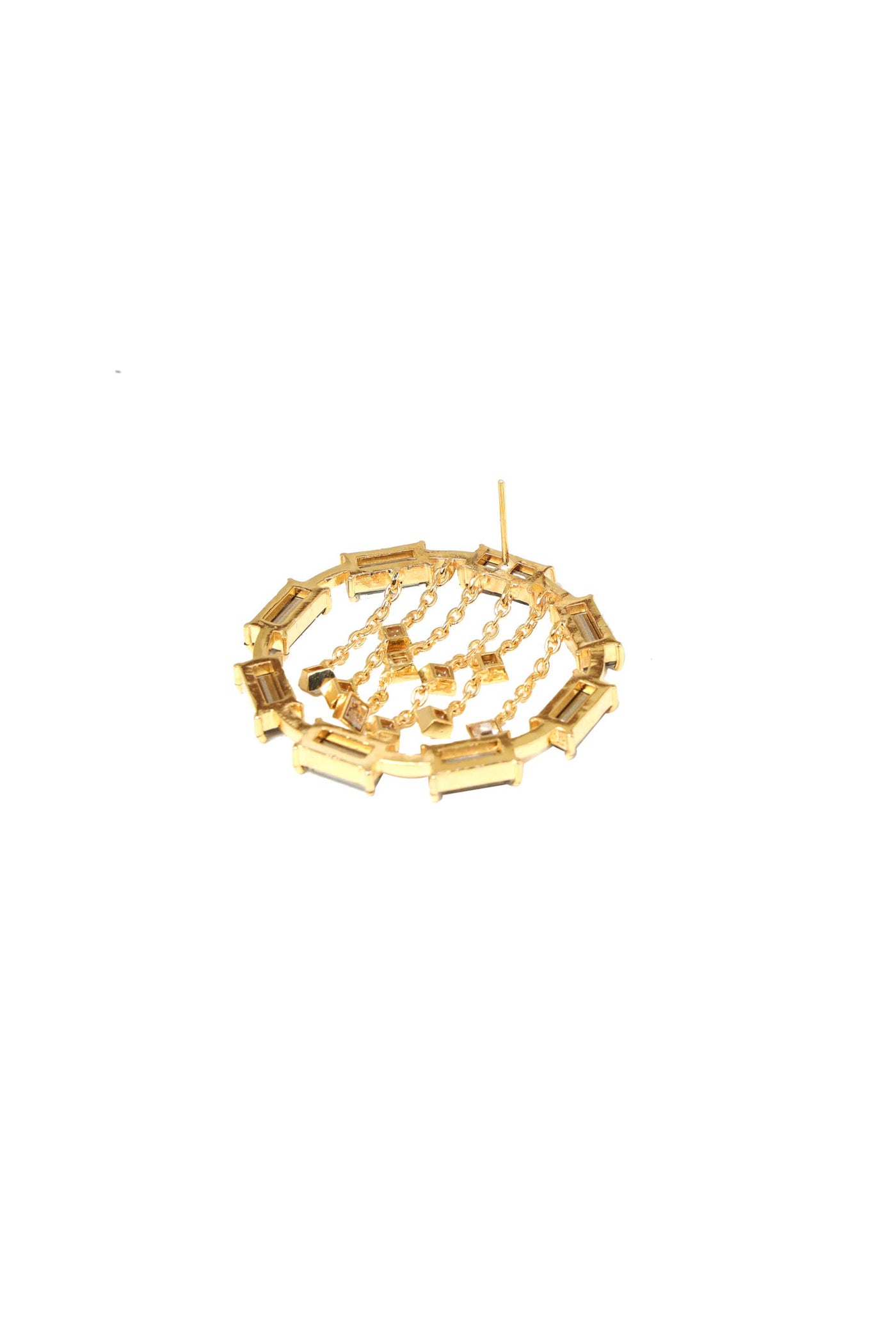 esme fandango earrings grey fashion jewellery indian designer wear online shopping melange singapore