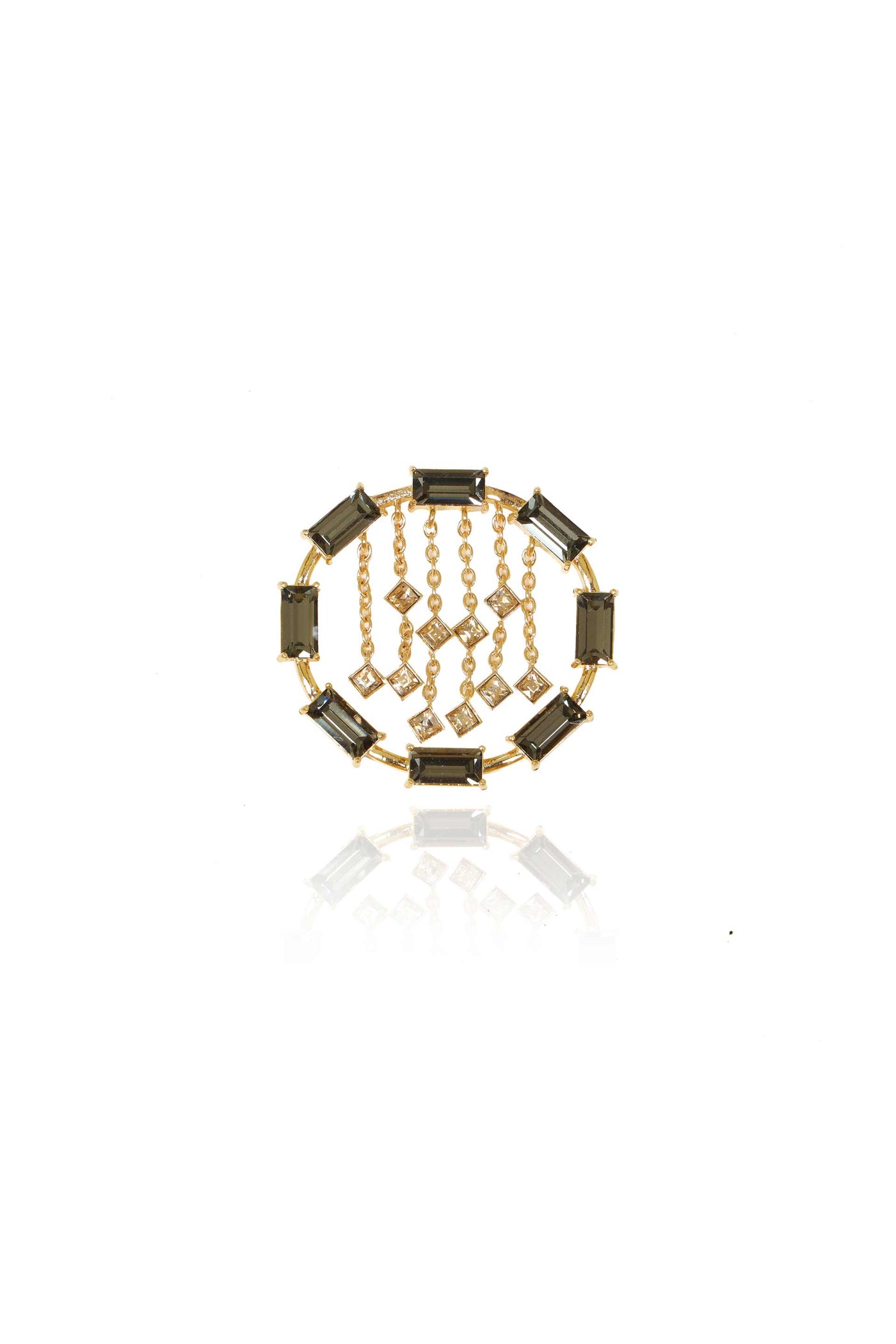 esme fandango earrings grey fashion jewellery indian designer wear online shopping melange singapore