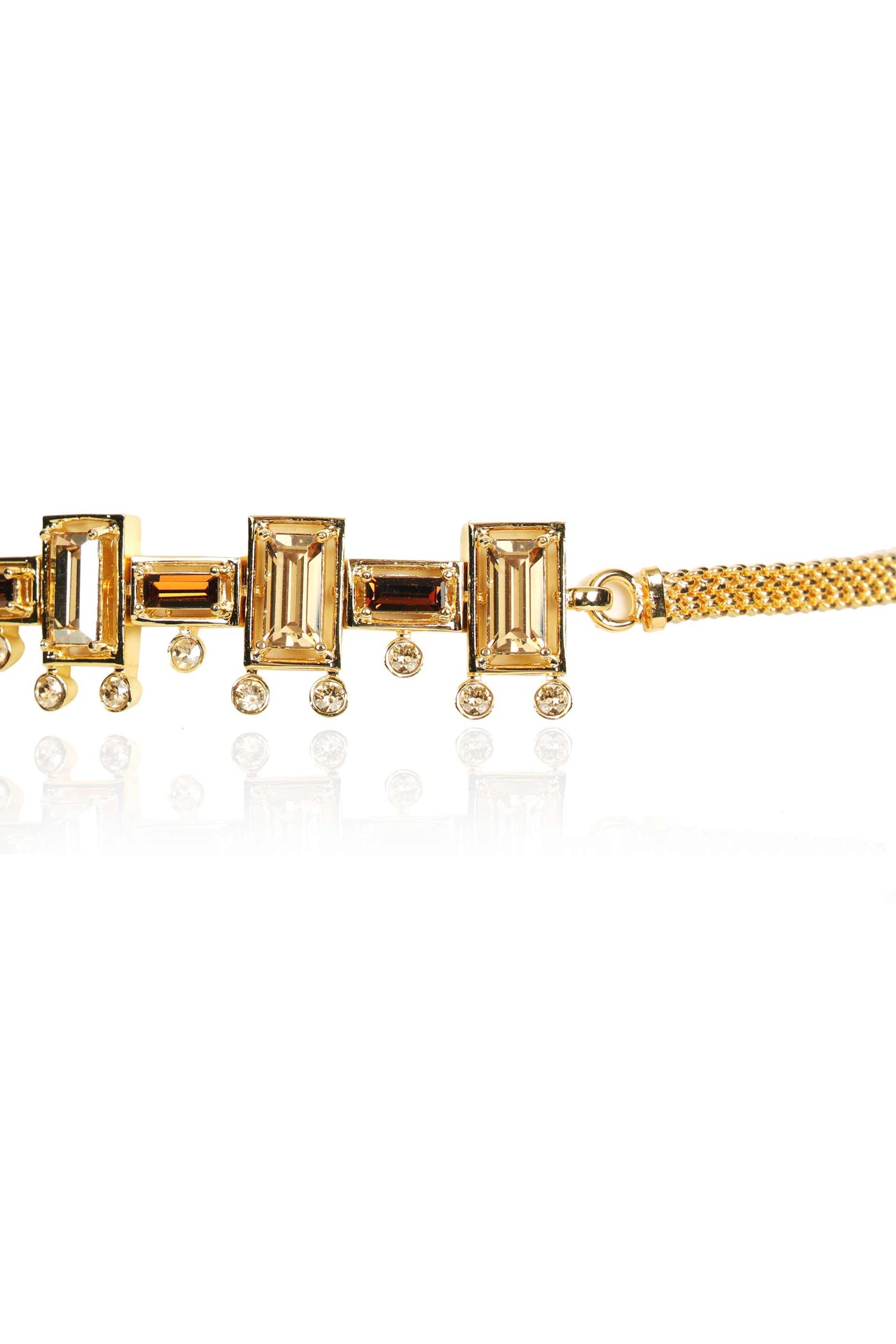 esme tap choker gold fashion jewellery indian designer wear online shopping melange singapore