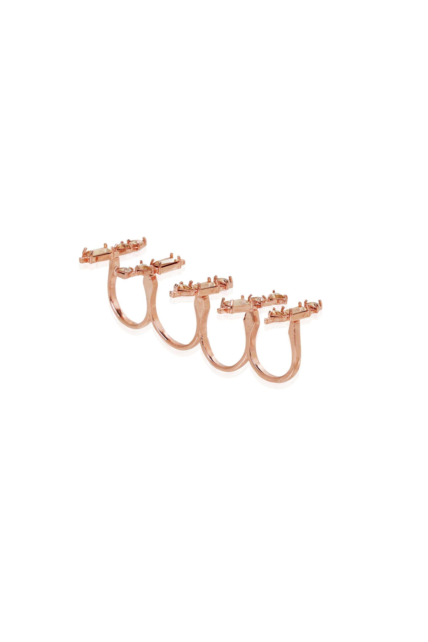 Esme Albatross Ring Rose Gold fashion jewellery online shopping melange singapore indian designer wear