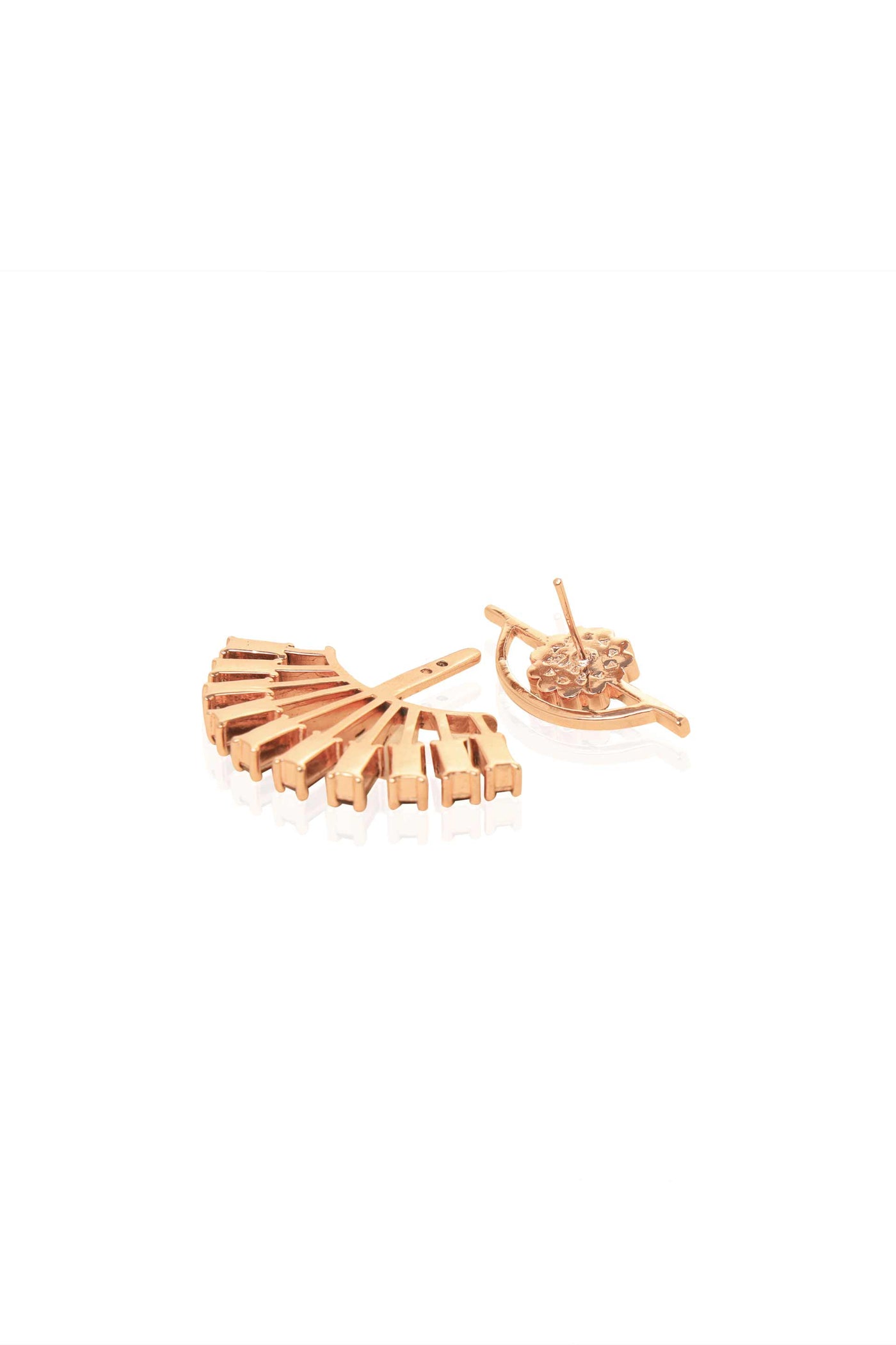 Esme Canary Earrings Brown fashion jewellery online shopping melange singapore indian designer wear