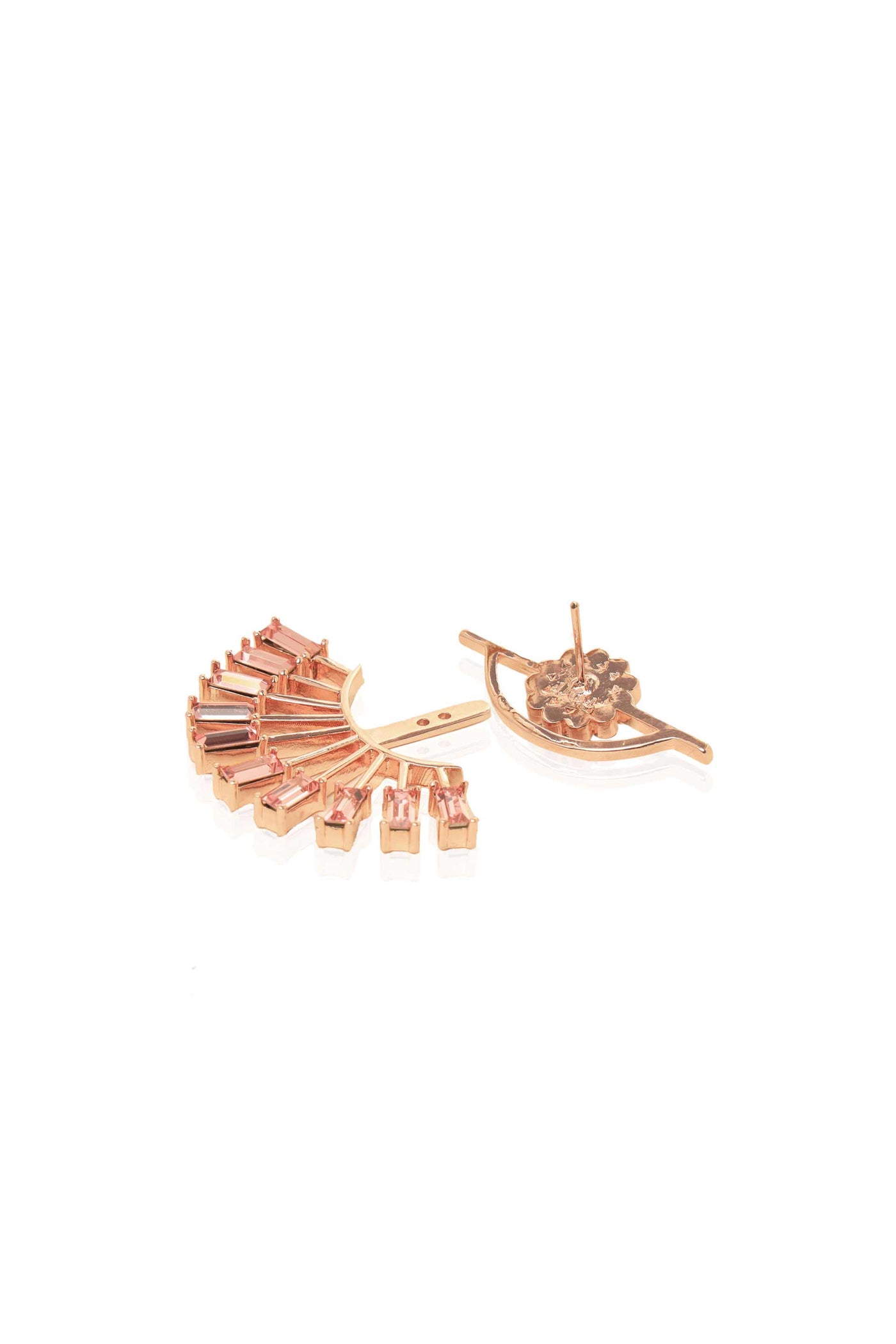Esme Canary Earrings pink fashion jewellery online shopping melange singapore indian designer wear