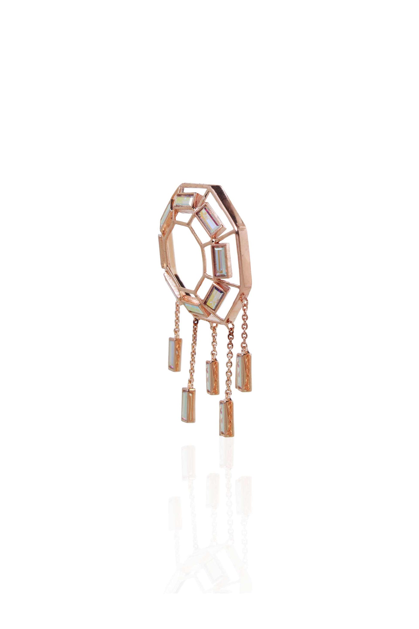 Esme Dove Earrings rose fashion jewellery online shopping melange singapore indian designer wear