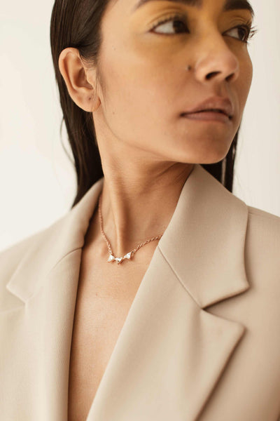 Esme Robin Necklace Gold fashion jewellery online shopping melange singapore indian designer wear