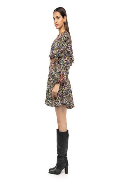 Gaya Begonia Dress Multi-color western indian designer wear online shopping melange singapore