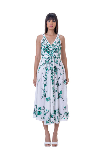 gaya Daisy Dress white western indian designer wear online shopping melange singapore