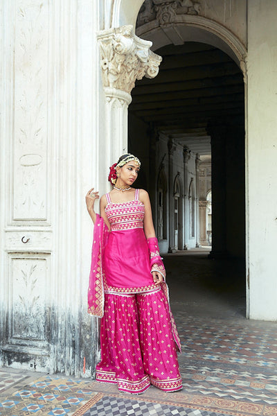 Gopi Vaid Aarva Sharara festive indian designer womenswear fashion online shopping melange singapore