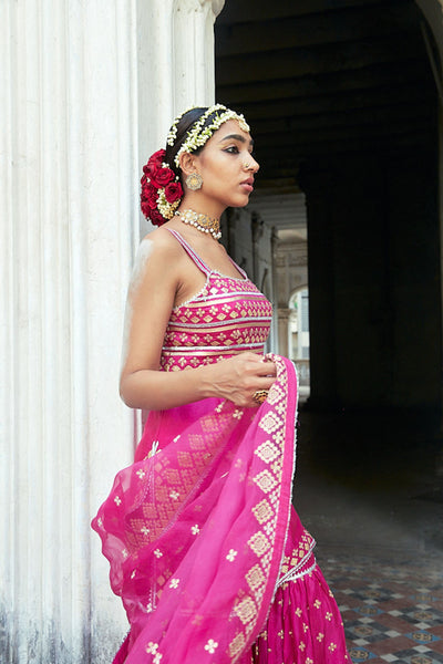 Gopi Vaid Aarva Sharara festive indian designer womenswear fashion online shopping melange singapore