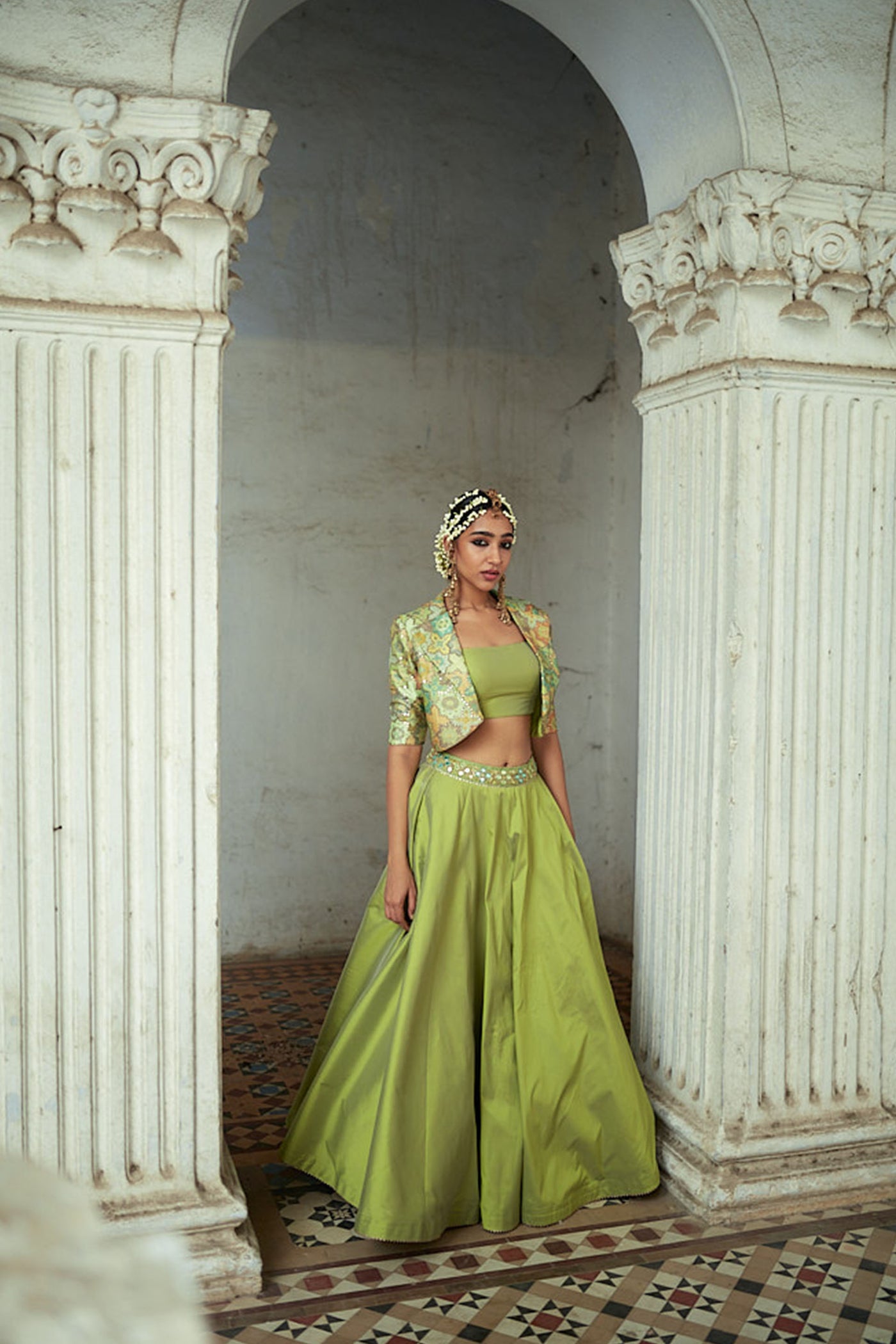 Gopi Vaid Athira Skirt Set festive indian designer womenswear fashion online shopping melange singapore