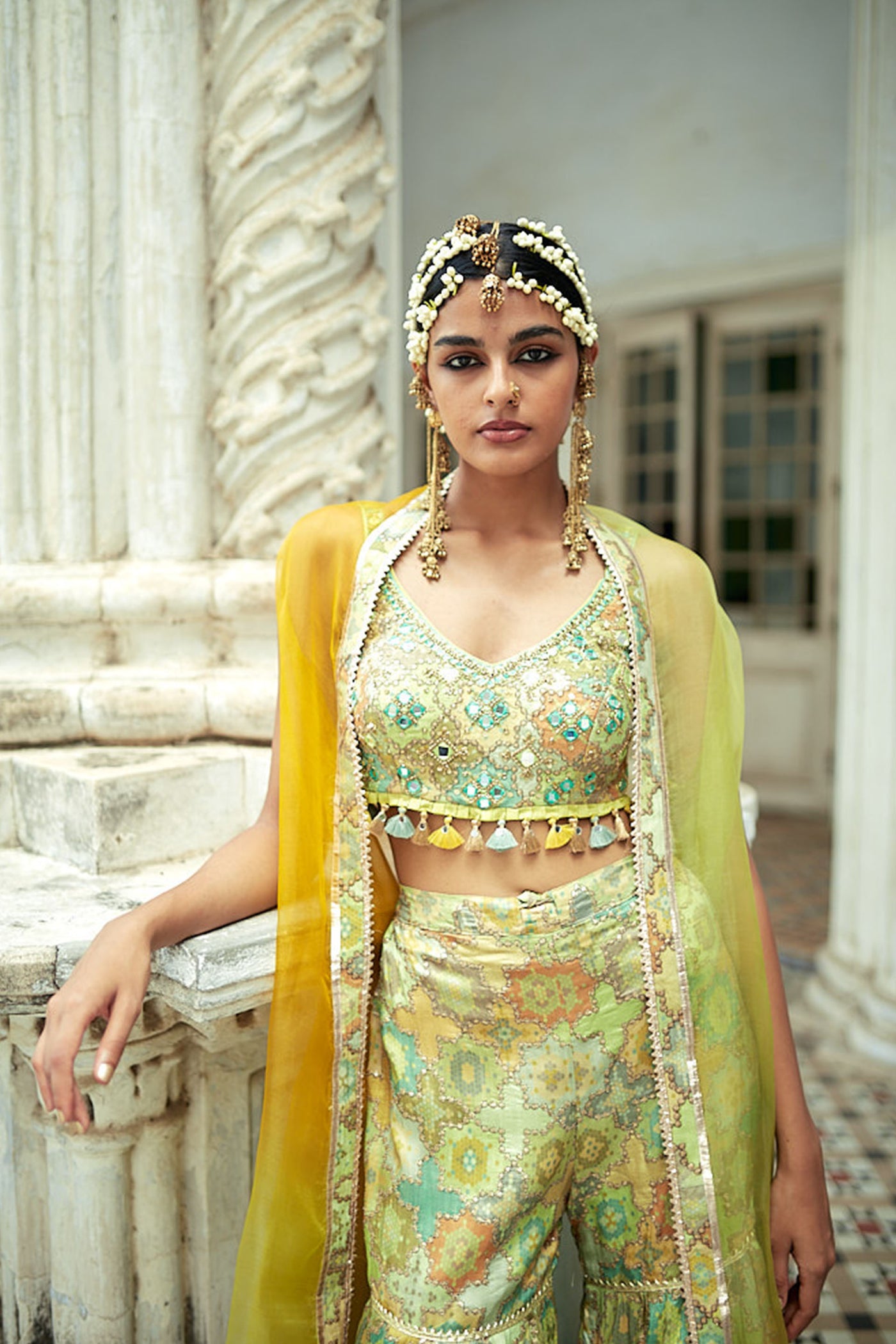 Gopi Vaid Barkha Sharara festive indian designer womenswear fashion online shopping melange singapore