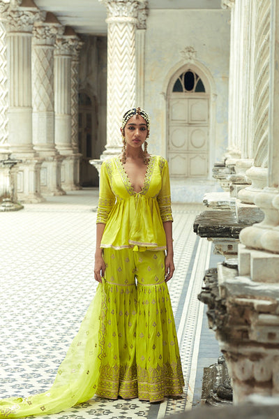 Gopi Vaid Bousni Sharara festive indian designer womenswear fashion online shopping melange singapore