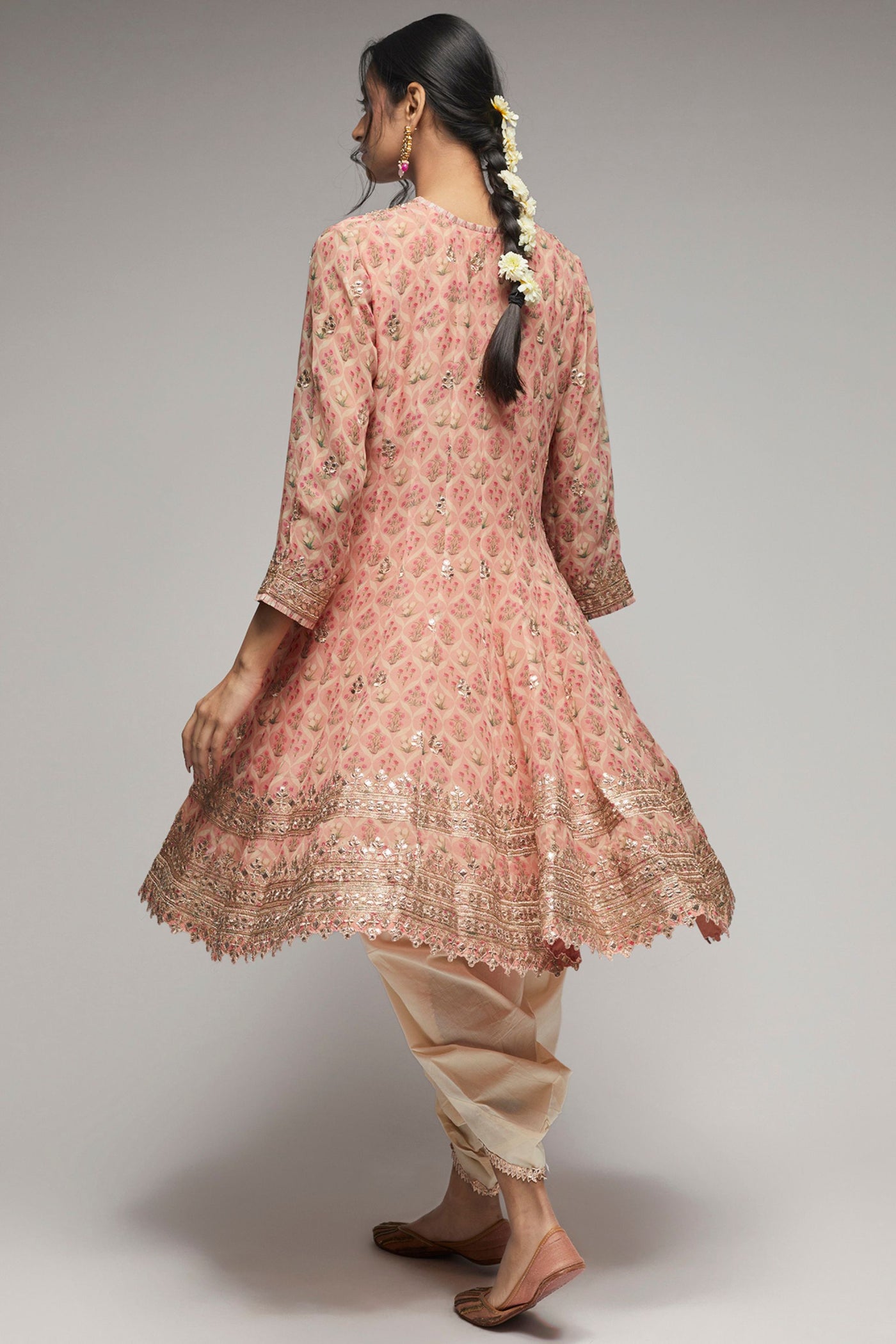 Gopi Nusrat dhoti set blush pink indian designer womenswear fashion online shopping melange singapore