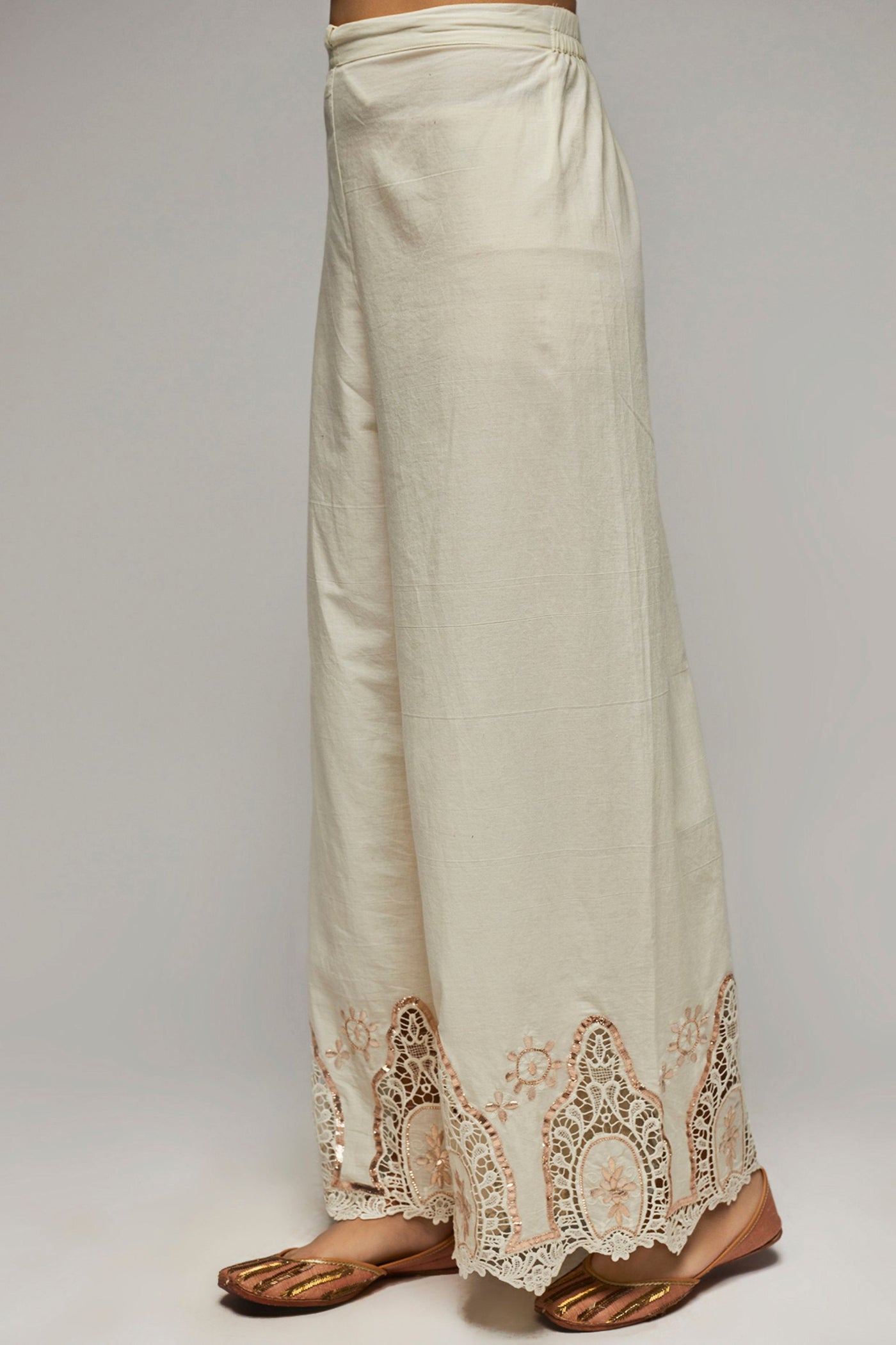 Gopi Vaid Rashida tunic palazzo set pink indian designer womenswear fashion online shopping melange singapore