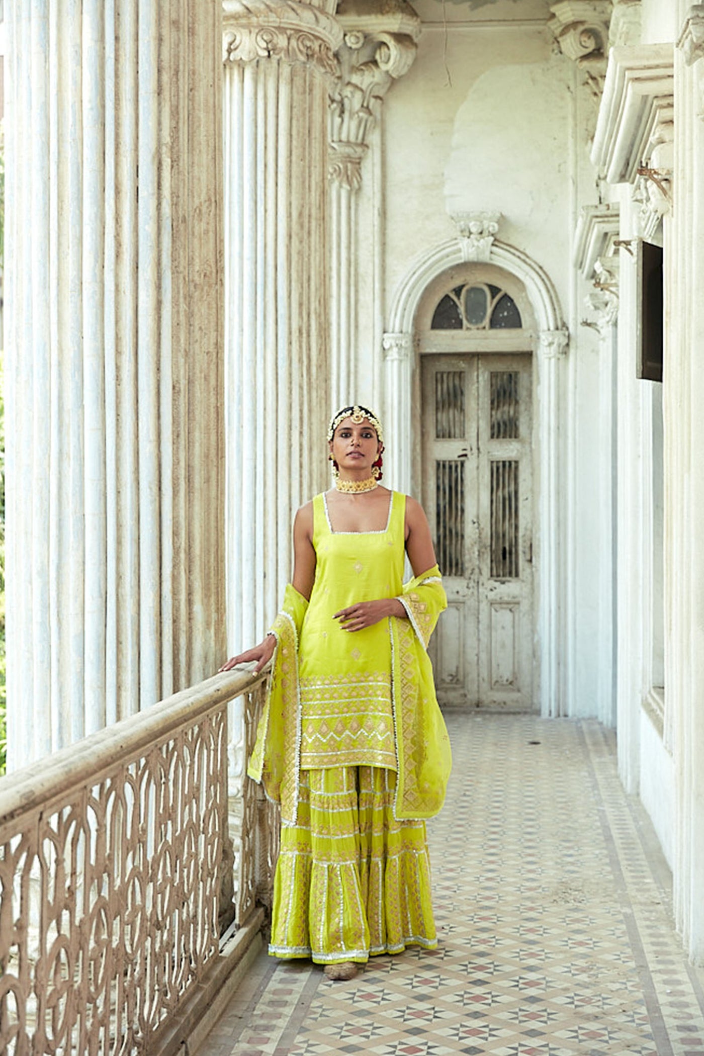 Gopi Vaid Ritoo Sharara festive indian designer womenswear fashion online shopping melange singapore