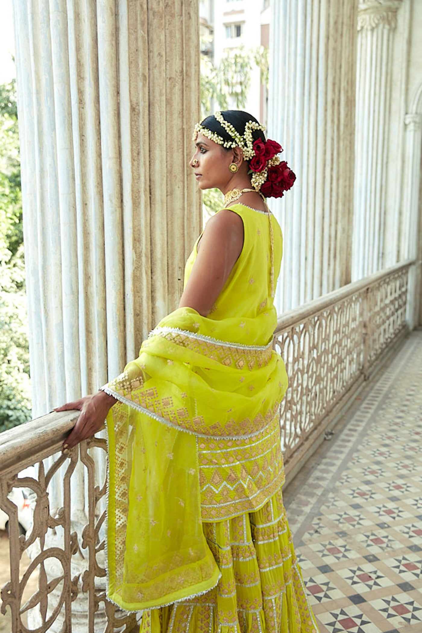 Gopi Vaid Ritoo Sharara festive indian designer womenswear fashion online shopping melange singapore