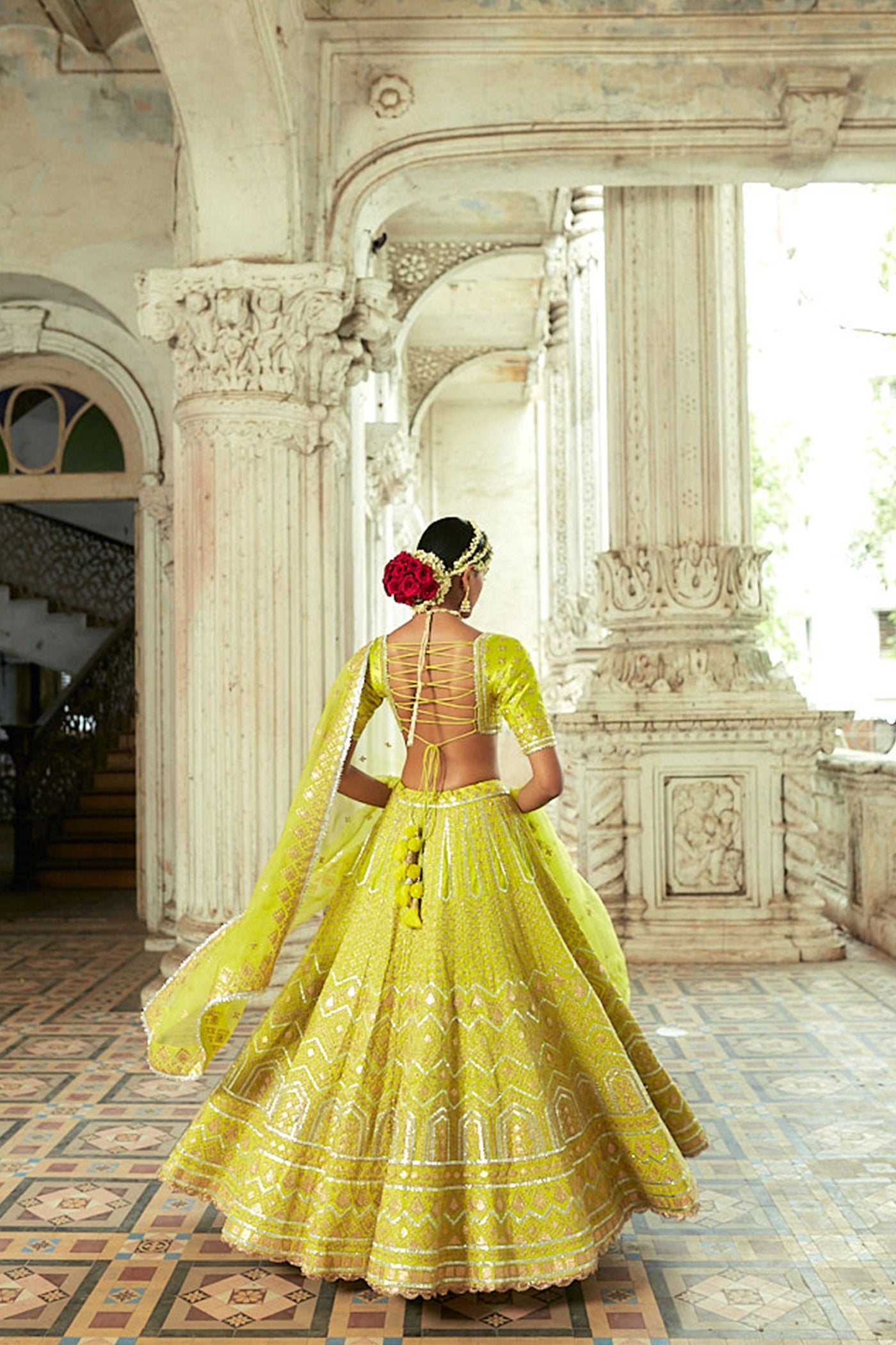Gopi Vaid Shahi Lehenga festive indian designer womenswear fashion online shopping melange singapore