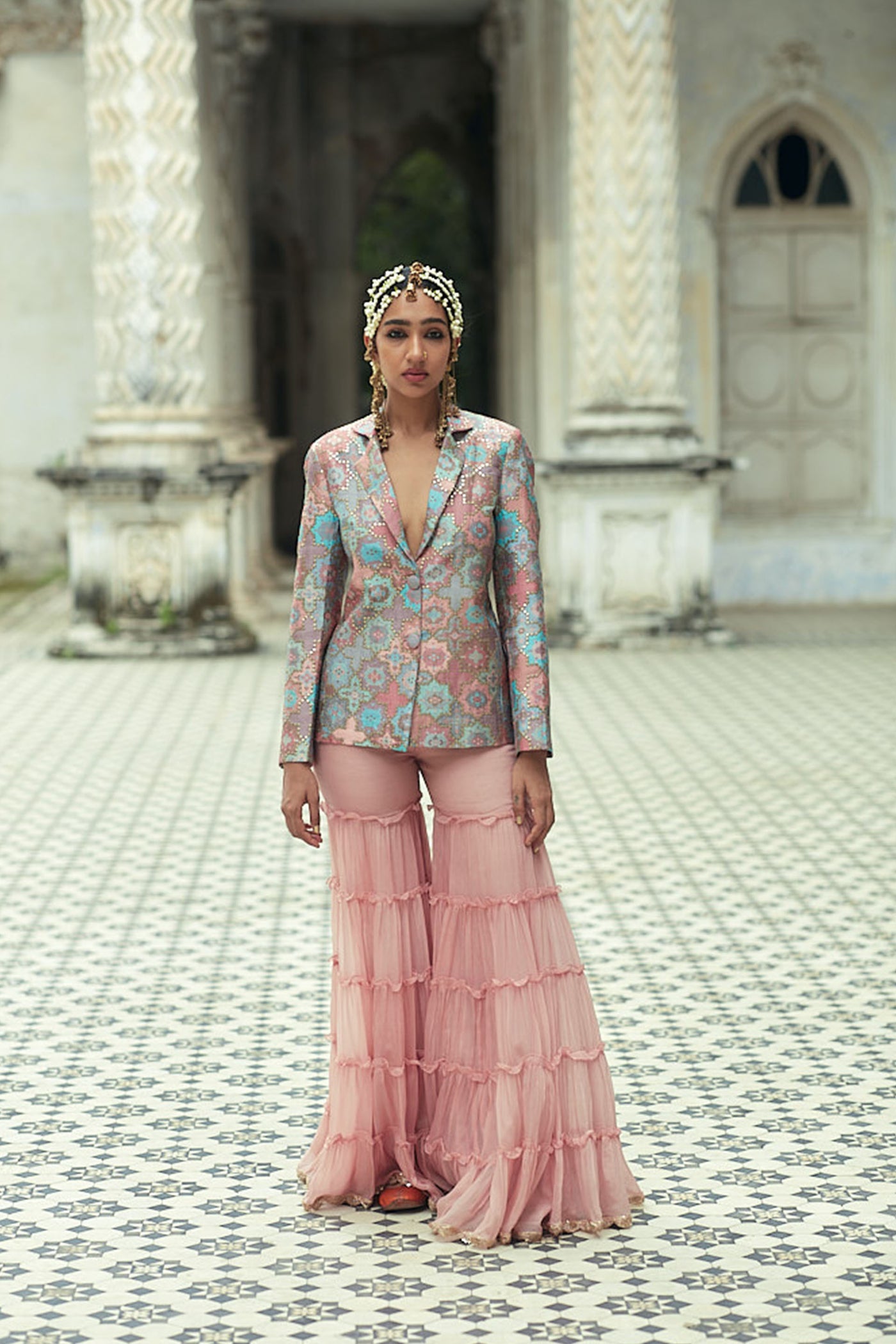 Gopi Vaid Sheela Sharara festive indian designer womenswear fashion online shopping melange singapore