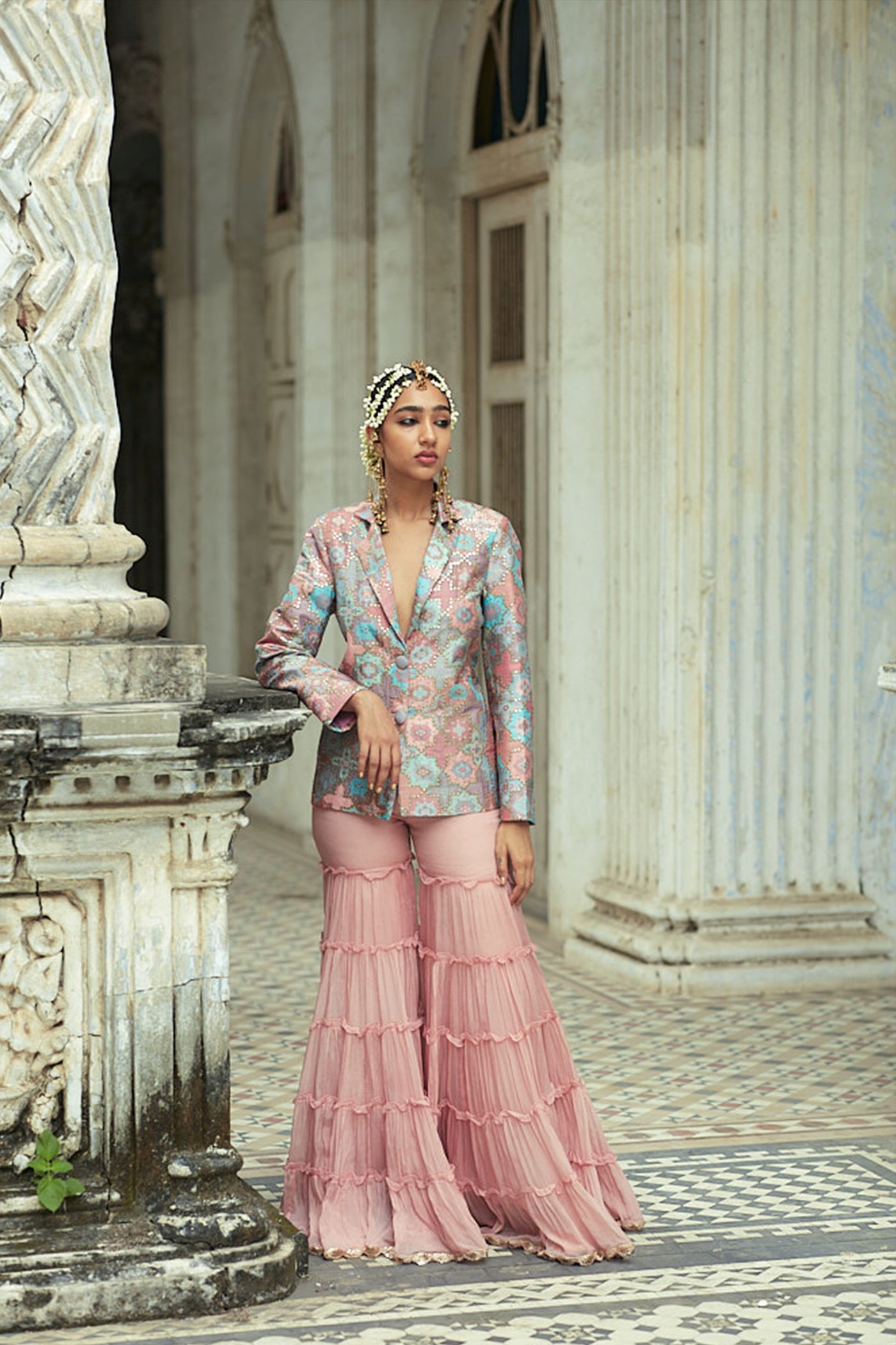 Gopi Vaid Sheela Sharara festive indian designer womenswear fashion online shopping melange singapore