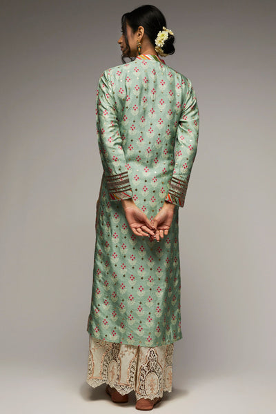 Gopi Vaid Tilla V-neck tunic indian designer womenswear fashion online shopping melange singapore