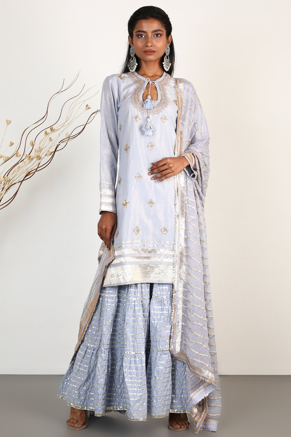 Gopi vaid - Sitara -Matka-sharara-set - Indian Designer Wear Online Shopping