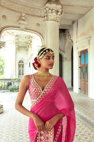 Gopi Vaid Anupa Saree festive indian designer womenswear fashion online shopping melange singapore