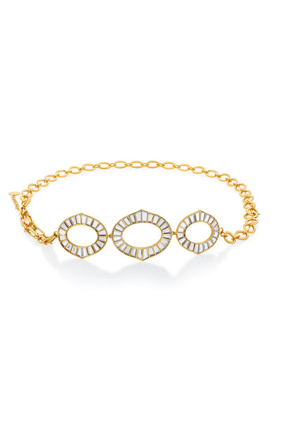 isharya Amara Double Hue Mirror Choker Necklace fashion jewellery online shopping melange singapore indian designer wear