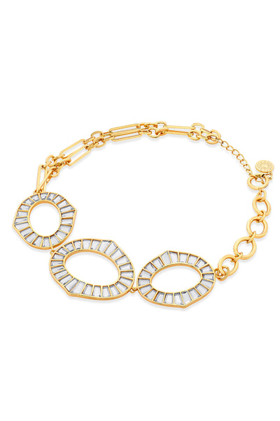 isharya Amara Double Hue Mirror Choker Necklace fashion jewellery online shopping melange singapore indian designer wear