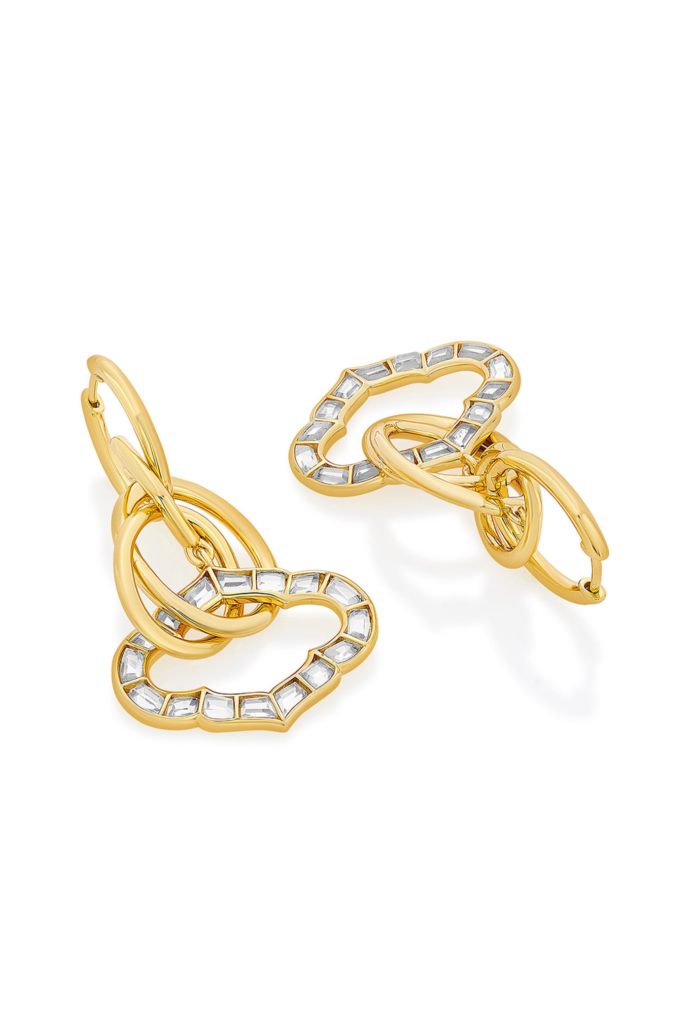 isharya Amara Interlocked Mughal Earrings fashion jewellery online shopping melange singapore indian designer wear