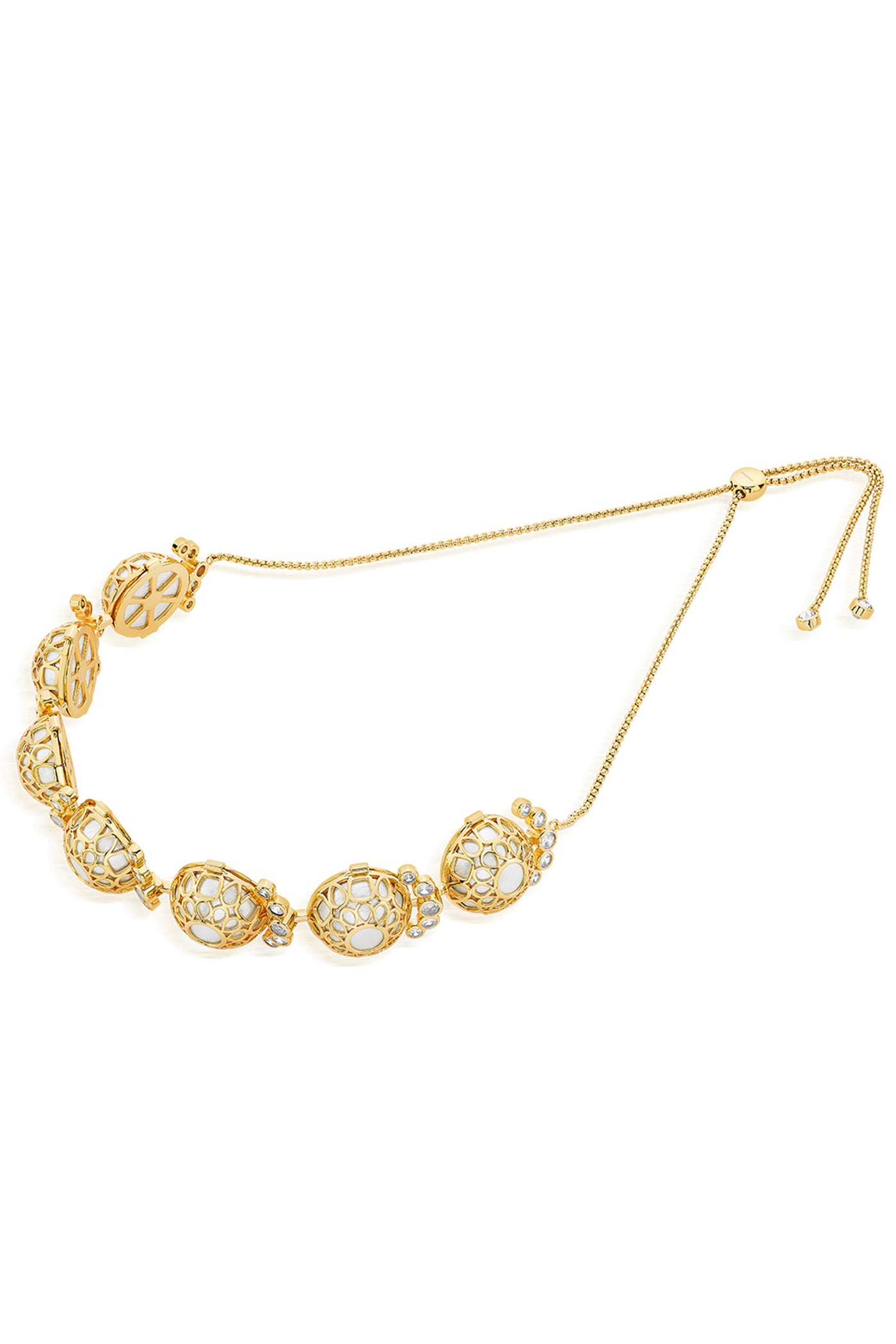 isharya Amara Pearl Sculptural Choker Necklace fashion jewellery online shopping melange singapore indian designer wear