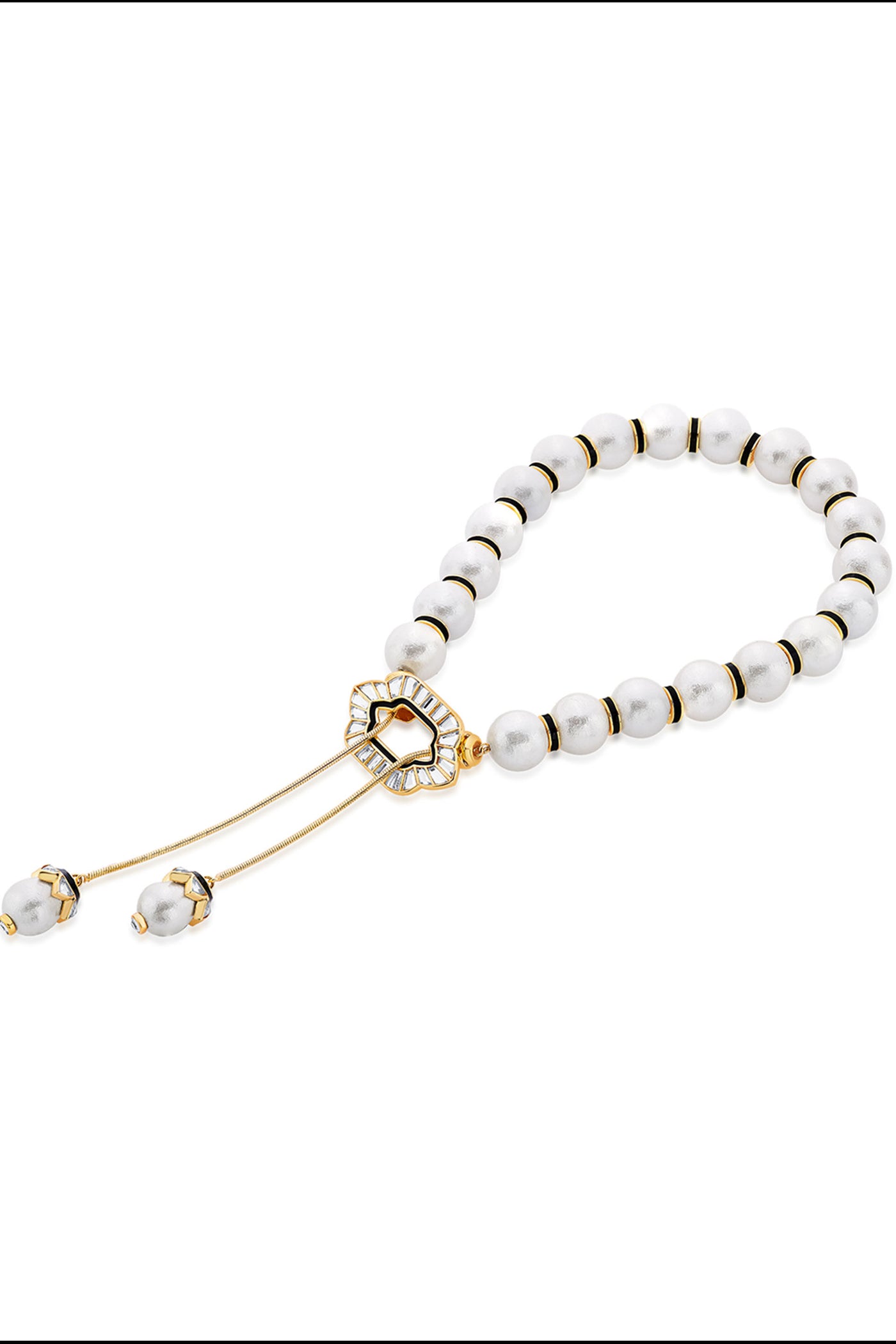 Isharya Amara Pearl String Choker Necklace fashion jewellery indian designer fashion online shopping melange singapore