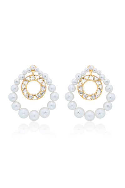 isharya Amara Statement Droplet Earrings fashion jewellery online shopping melange singapore indian designer wear
