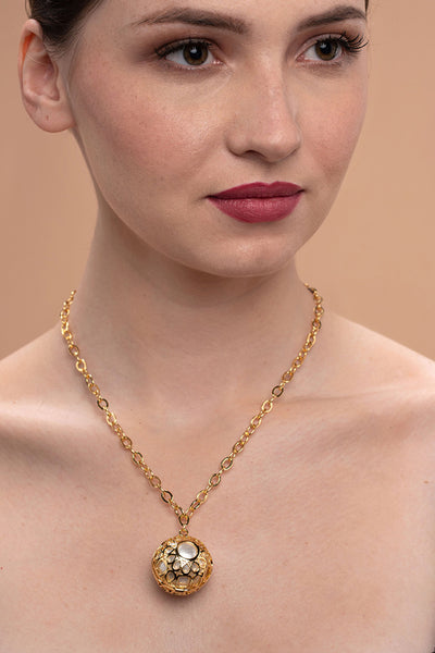 isharya Amara Statement Pearl Necklace fashion jewellery online shopping melange singapore indian designer wear