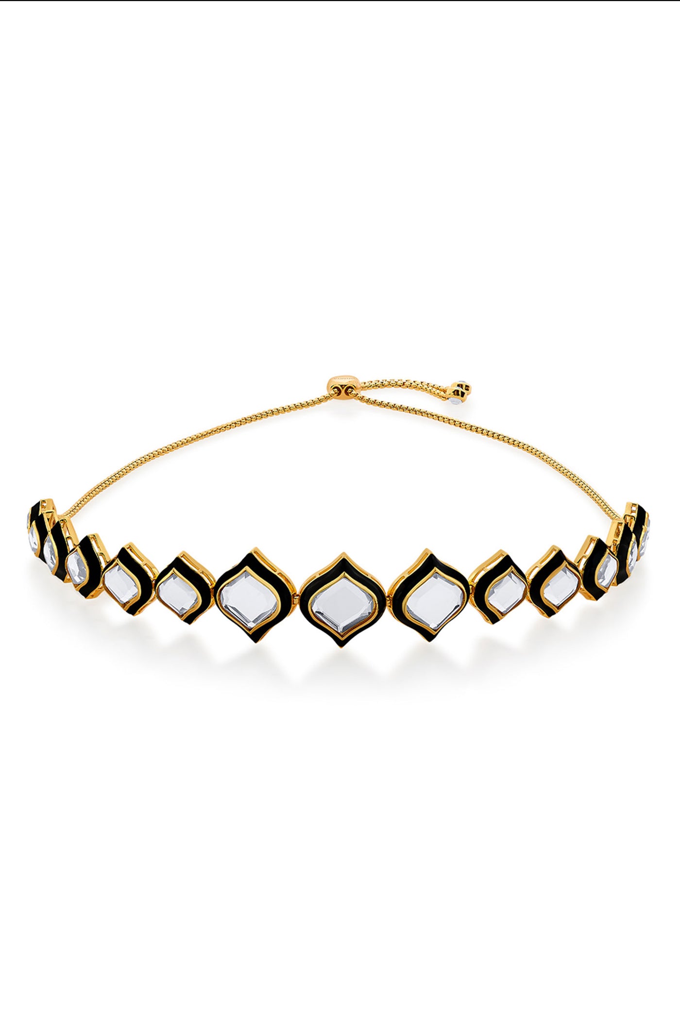 Isharya Amina Mirror Choker Necklace fashion jewellery indian designer fashion online shopping melange singapore