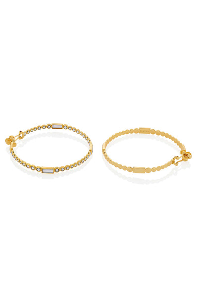 Isharya Aura Gold Oversized Hoop Earrings In 18kt Gold Plated fashion jewellery online shopping melange singapore indian designer wear