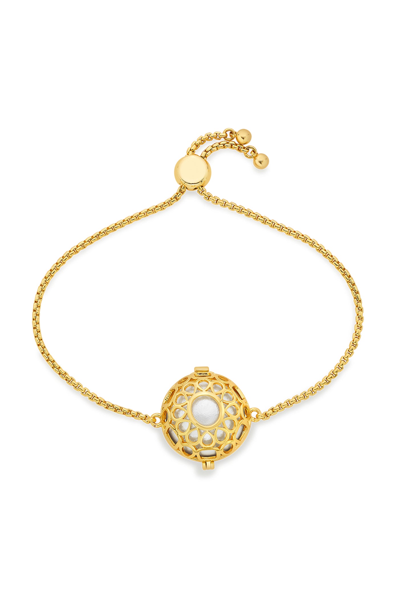 Isharya Isharya Icon Pearl Bracelet gold fashion jewellery online shopping melange singapore indian designer wear