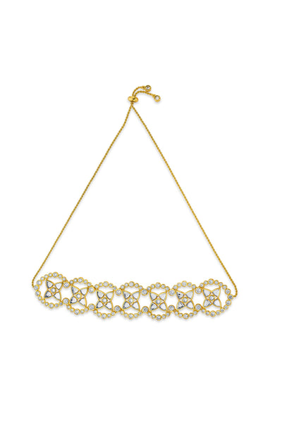 Isharya Jugni Dazzling Mirror Choker gold fashion jewellery online shopping melange singapore indian designer wear