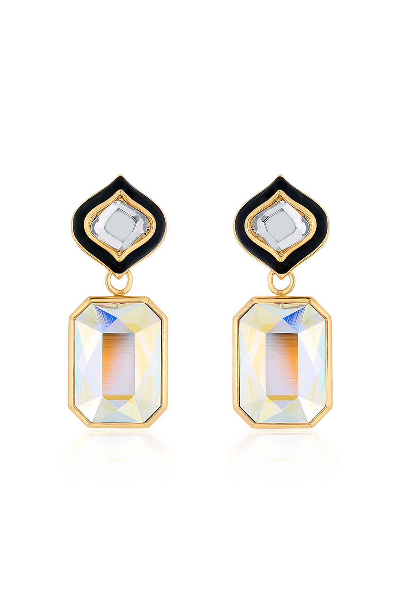 Isharya Meher Mirror Crystal Earrings fashion jewellery indian designer fashion online shopping melange singapore