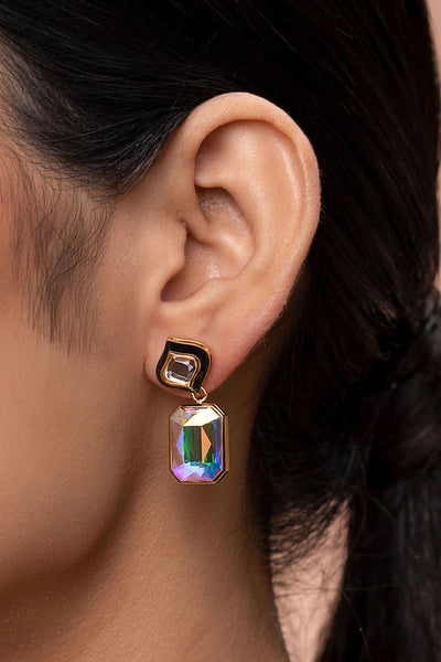 Isharya Meher Mirror Crystal Earrings fashion jewellery indian designer fashion online shopping melange singapore