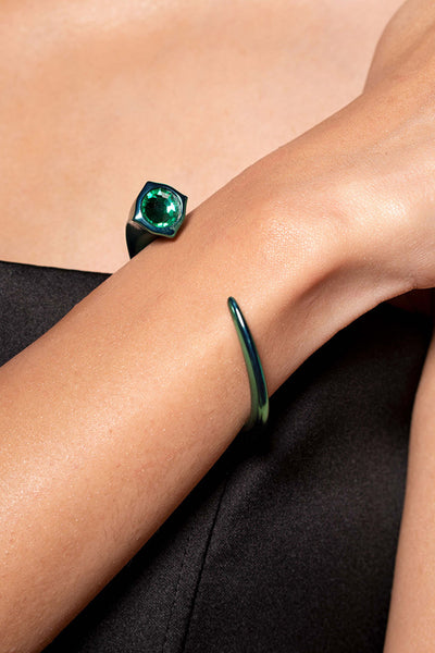 Sultana Green Mirror Cuff