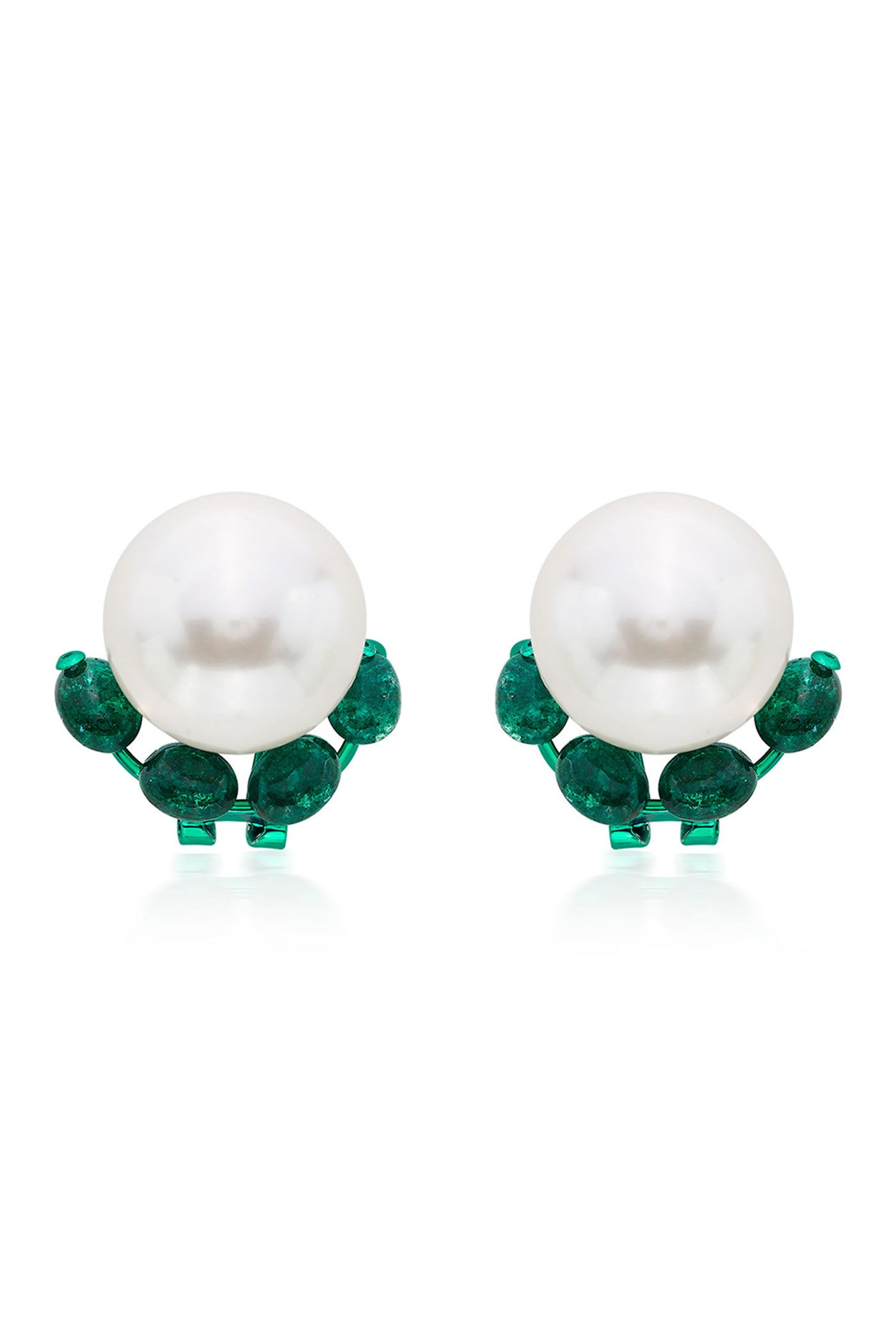 Isharya Zeenat Pearl Stud Earrings fashion jewellery indian designer fashion online shopping melange singapore