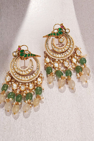 Joules by Radhika Bespoke Multi Colour Earring jewellery indian designer wear online shopping melange singapore