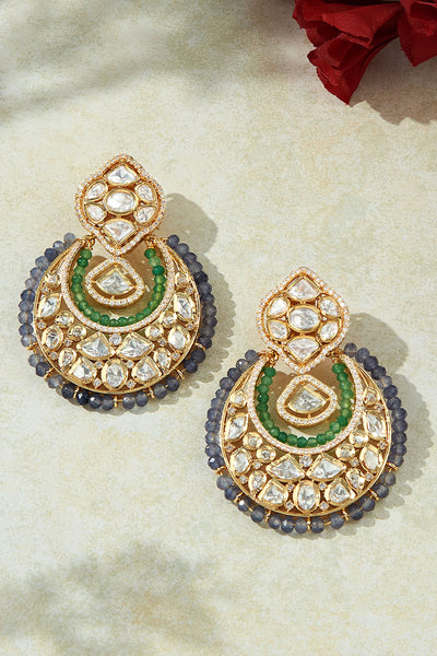 Joules by Radhika Multi Colour Chand baali Earrings jewellery indian designer wear online shopping melange singapore