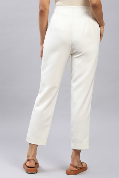 Label Ritu Kumar Ivory high-waist pants Indian designer wear online shopping melange singapore