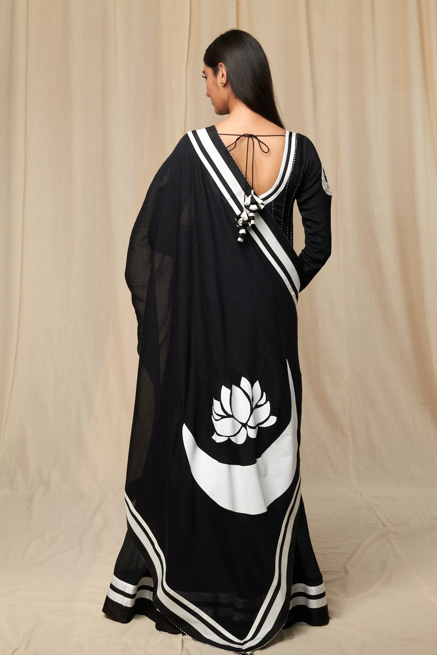 Masaba Black Chaand Baby Anarkali Set festive indian designer wear online shopping melange singapore