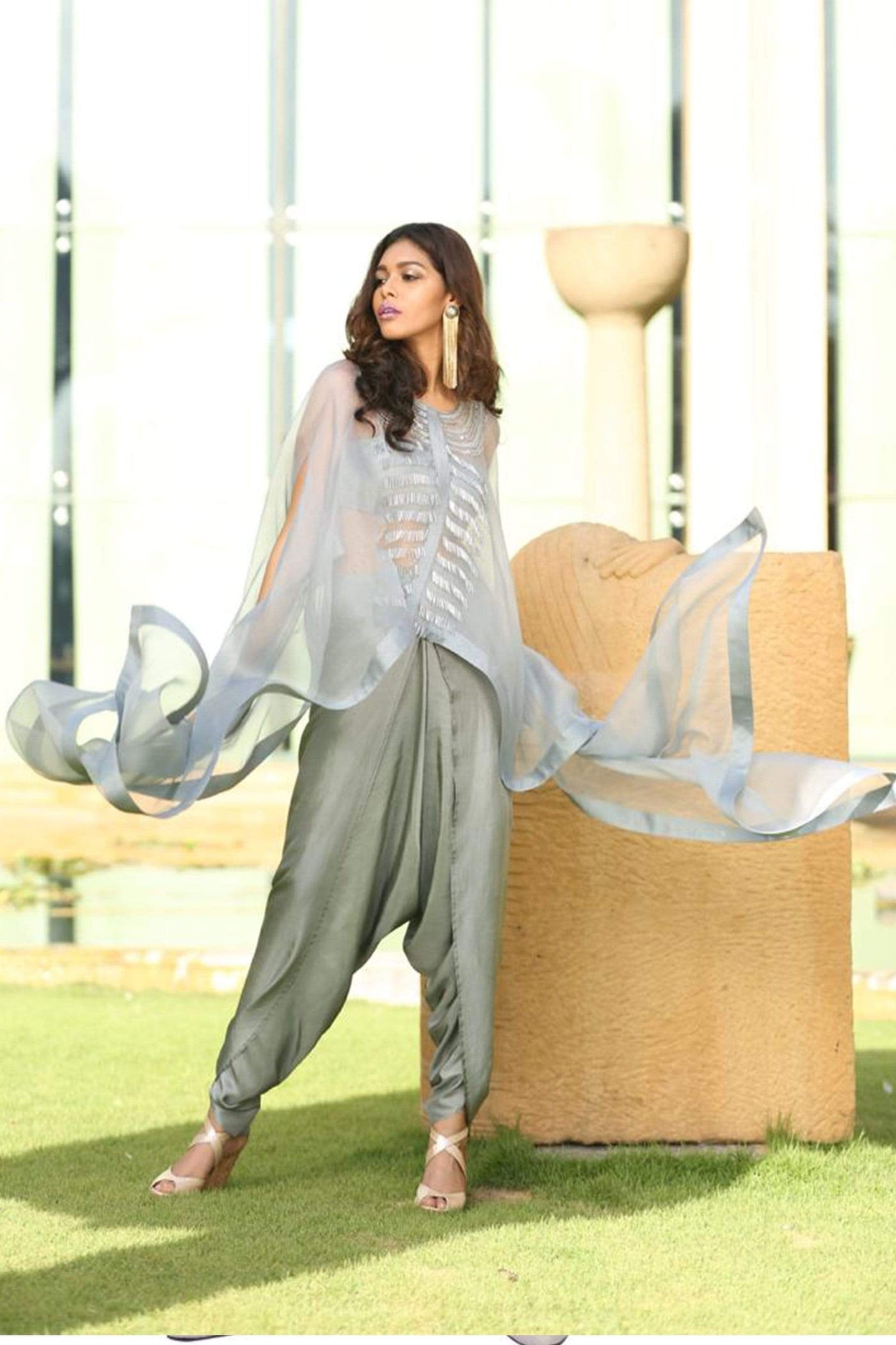 Tassel Cape With Dhoti