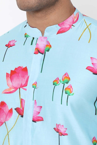 Masaba menswear Aqua Lotus Kurta online shopping melange singapore indian designer wear