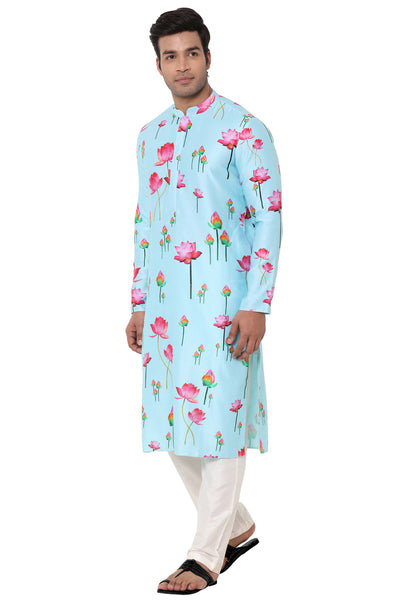 Masaba menswear Aqua Lotus Kurta online shopping melange singapore indian designer wear